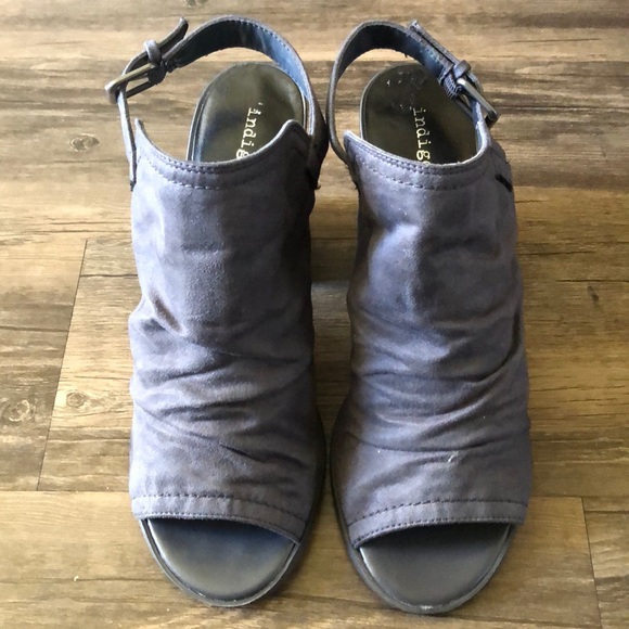 Indigo rd Peep Toe Slingback Shootie size 10 - Picture 4 of 8